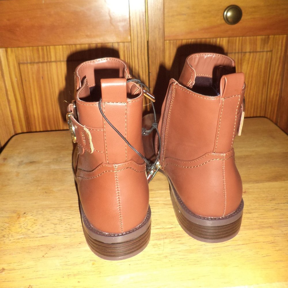 TOMMY HILFIGER brown ankle boots sz 8.5 woman's - NEW - Picture 3 of 3